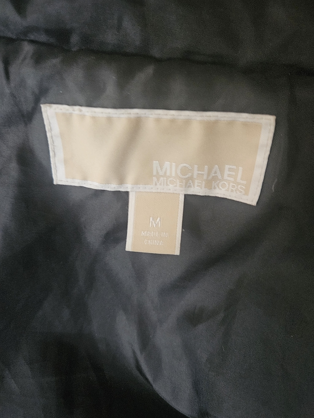 Lightweight Down/Feather Filled Micheal Kors Oversized Black Puffer Long Jacket. - Picture 3 of 16